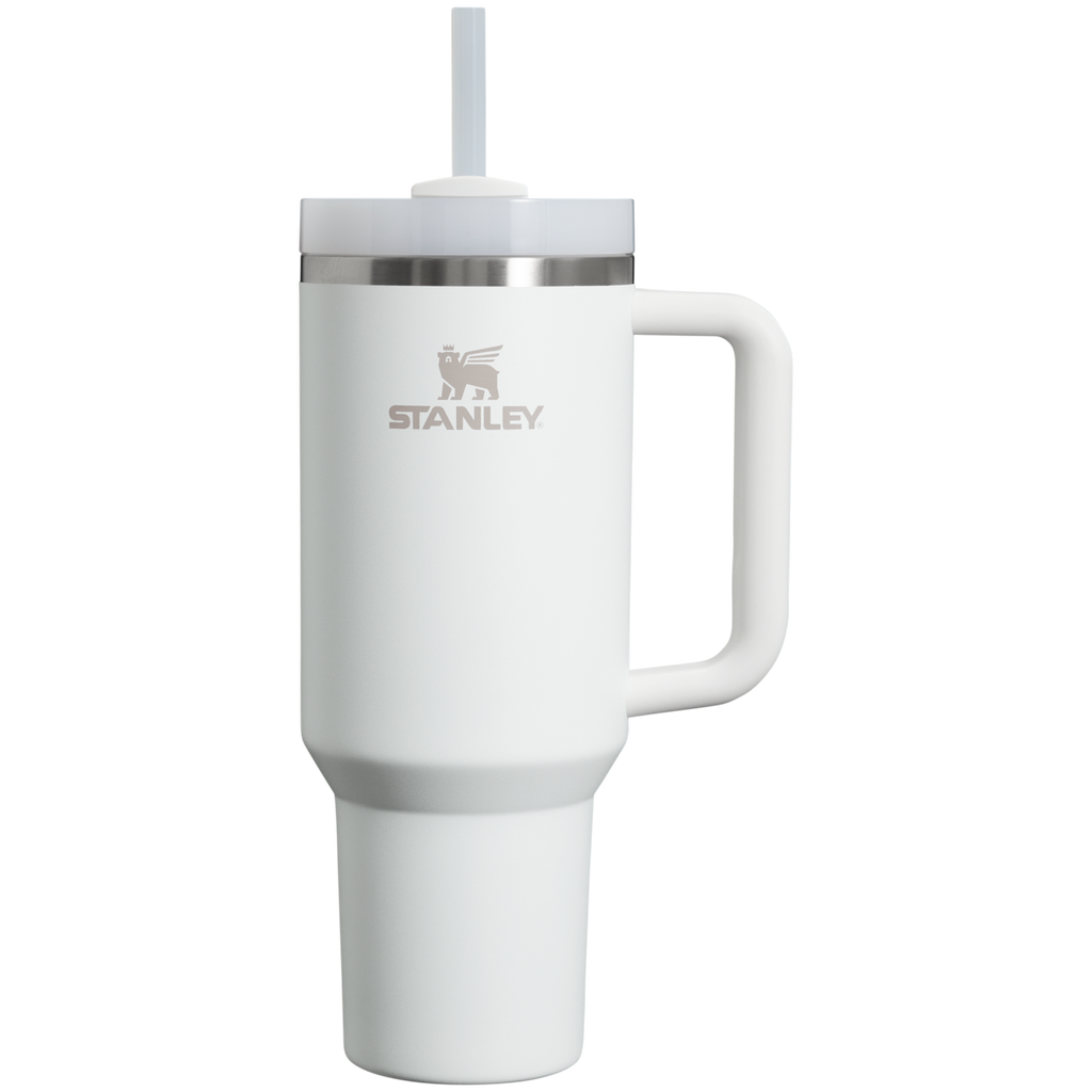 Insulated Travel The Quencher H2.0 Flowstate Tumbler D050X - Double-Wall Vacuum Insulated Travel Tumbler with Straw - Frost