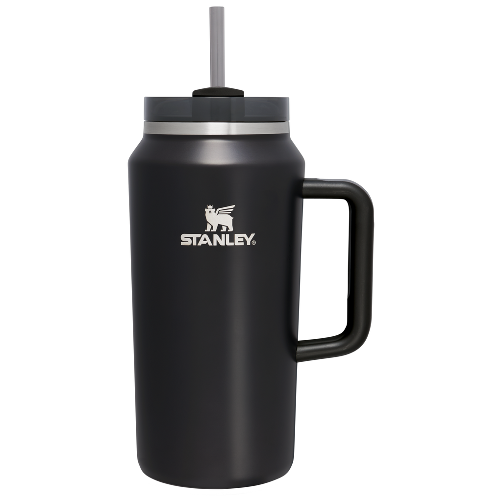 Large Capacity The Quencher H2.0 Flowstate Tumbler D033Q - 40oz Large Capacity Car-Cup Friendly Quencher - Black Glow