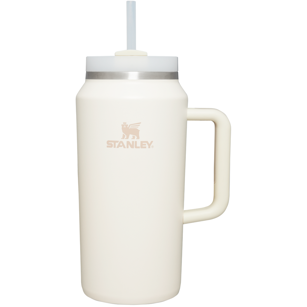 Large Capacity The Quencher H2.0 Flowstate Tumbler D365U - 40oz Large Capacity Car-Cup Friendly Quencher - Cream