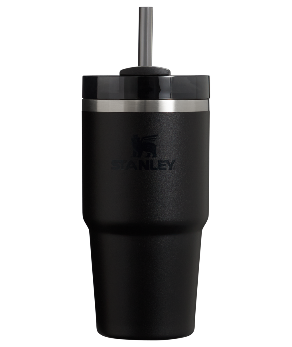 Double-Wall Vacuum The Quencher H2.0 Flowstate Tumbler | Stanley Create D330L - Double-Wall Vacuum Insulated Travel Tumbler with Straw - Black 2.0