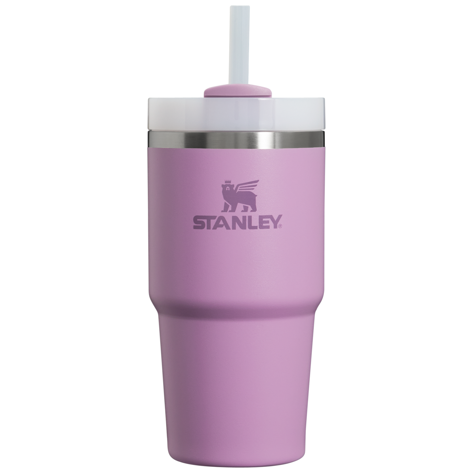 Double-Wall Vacuum The Quencher H2.0 Flowstate Tumbler | Stanley Create D330L - Double-Wall Vacuum Insulated Travel Tumbler with Straw Detail