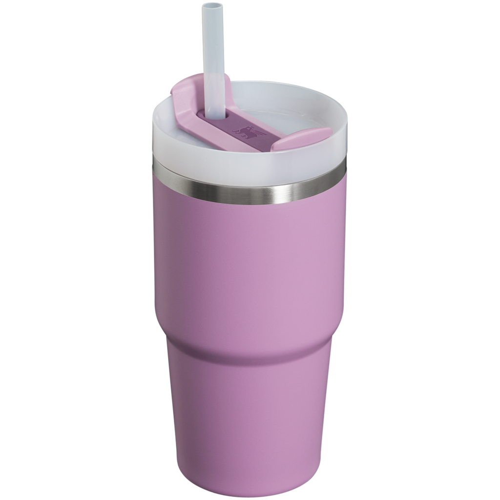 Double-Wall Vacuum The Quencher H2.0 Flowstate Tumbler | Stanley Create D330L - Double-Wall Vacuum Insulated Travel Tumbler with Straw Detail