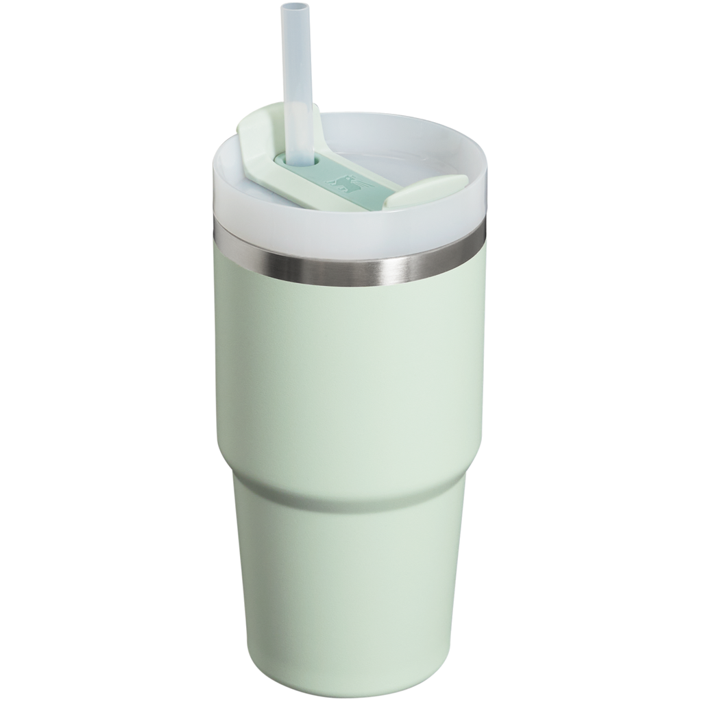 Double-Wall Vacuum The Quencher H2.0 Flowstate Tumbler | Stanley Create D330L - Double-Wall Vacuum Insulated Travel Tumbler with Straw Detail