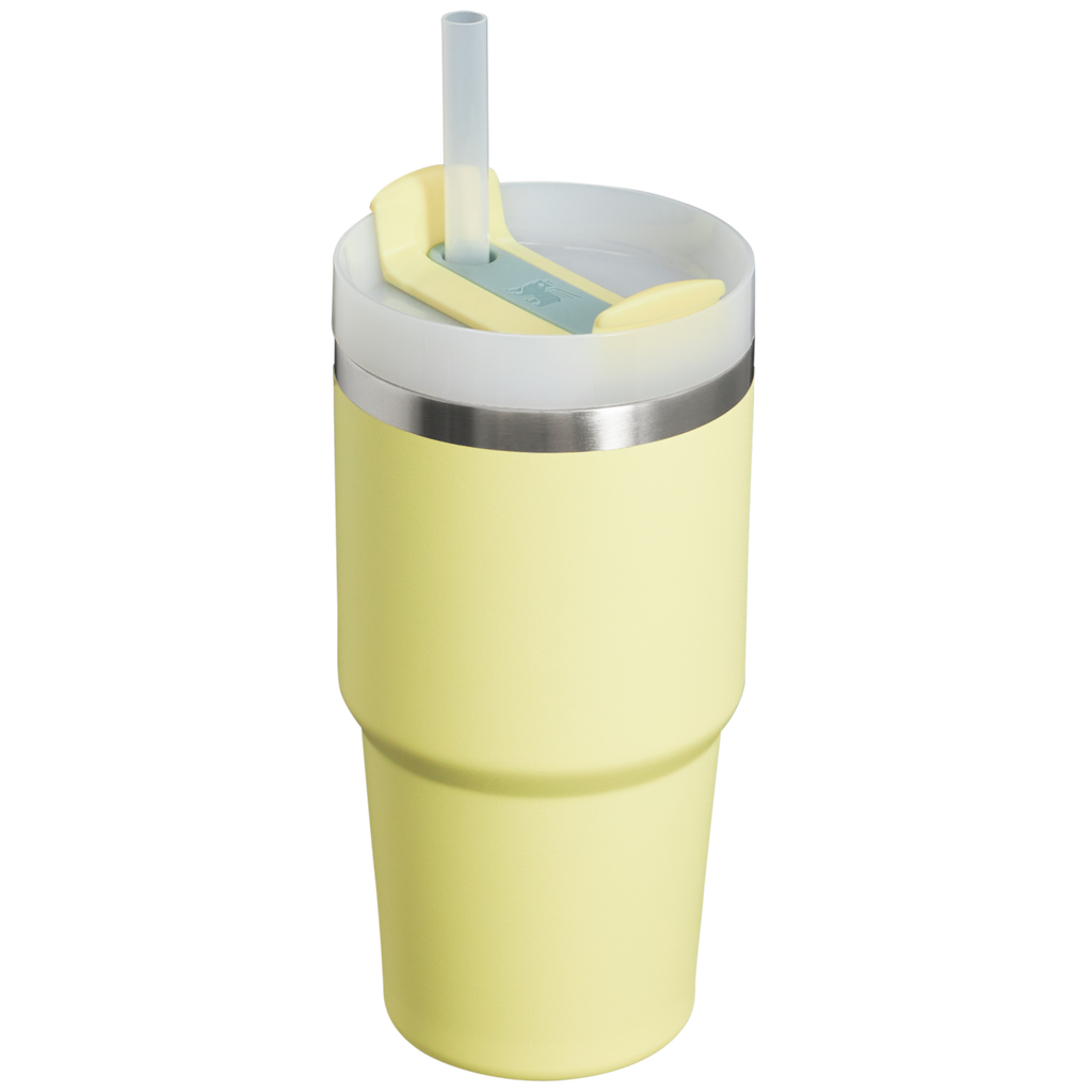 Double-Wall Vacuum The Quencher H2.0 Flowstate Tumbler | Stanley Create D330L - Double-Wall Vacuum Insulated Travel Tumbler with Straw Detail