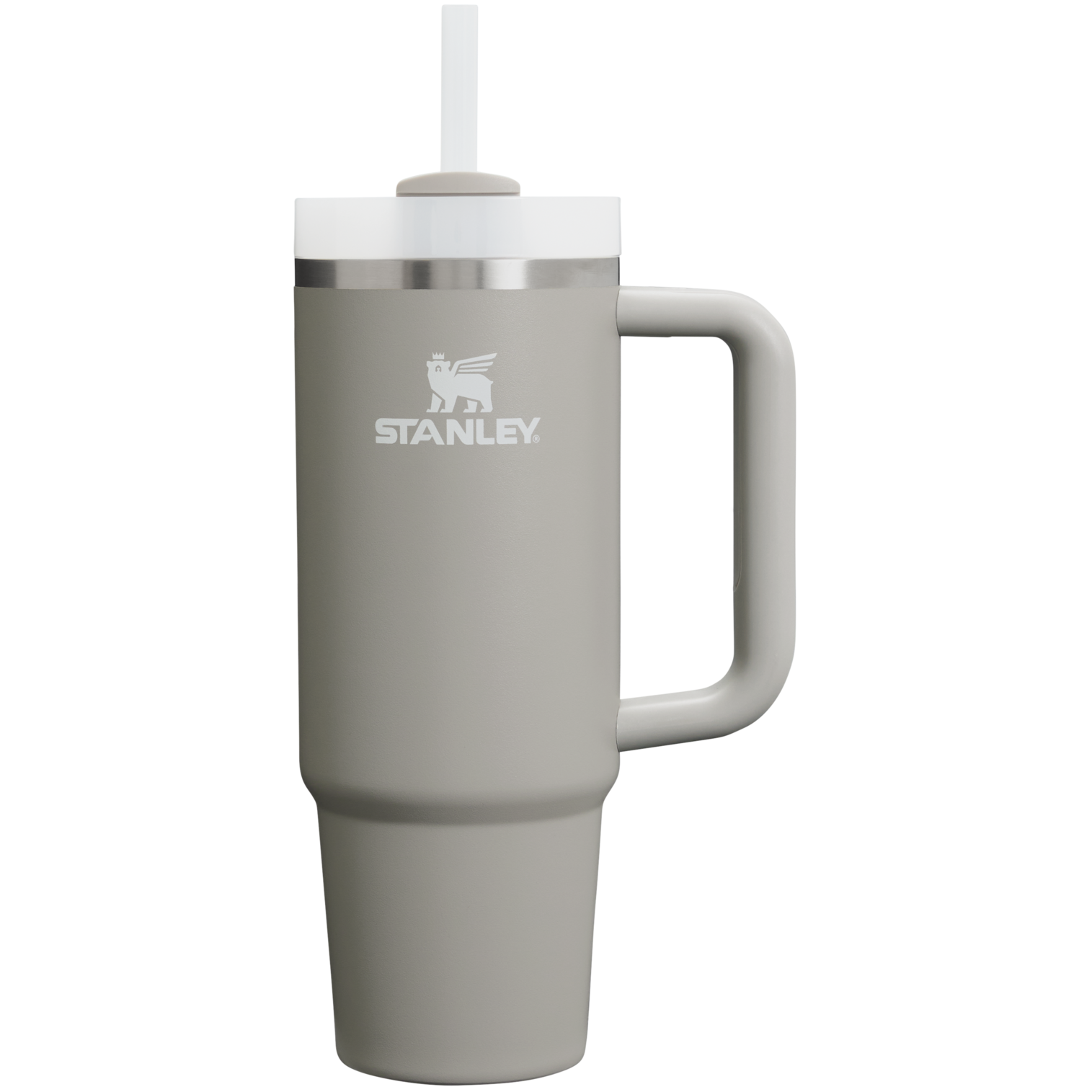 Car-Cup Friendly The Quencher H2.0 Flowstate Tumbler D051L - Double-Wall Vacuum Insulated Travel Tumbler with Straw - Ash