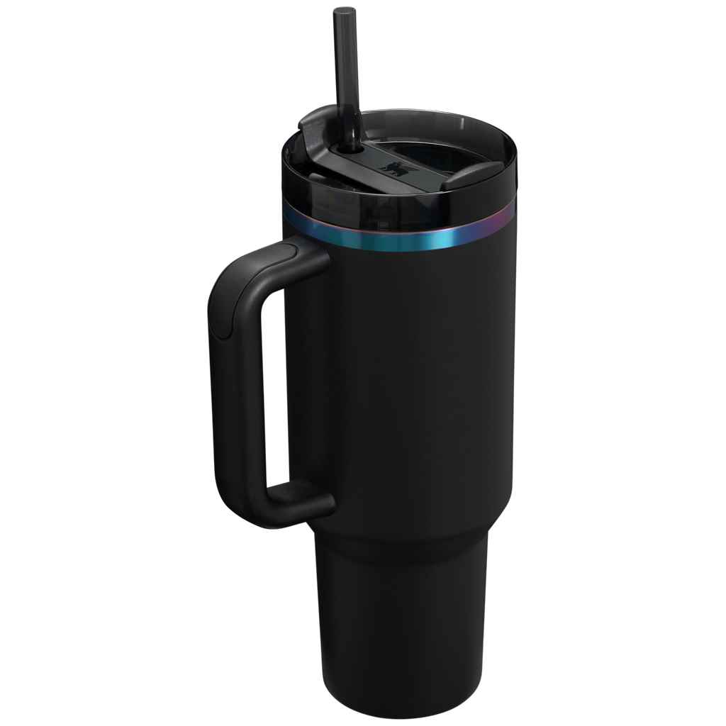 Large Capacity The Black Chroma Quencher H2.0 Flowstate Tumbler D252B - FlowState 3-Position Lid Insulated Travel Mug Detail