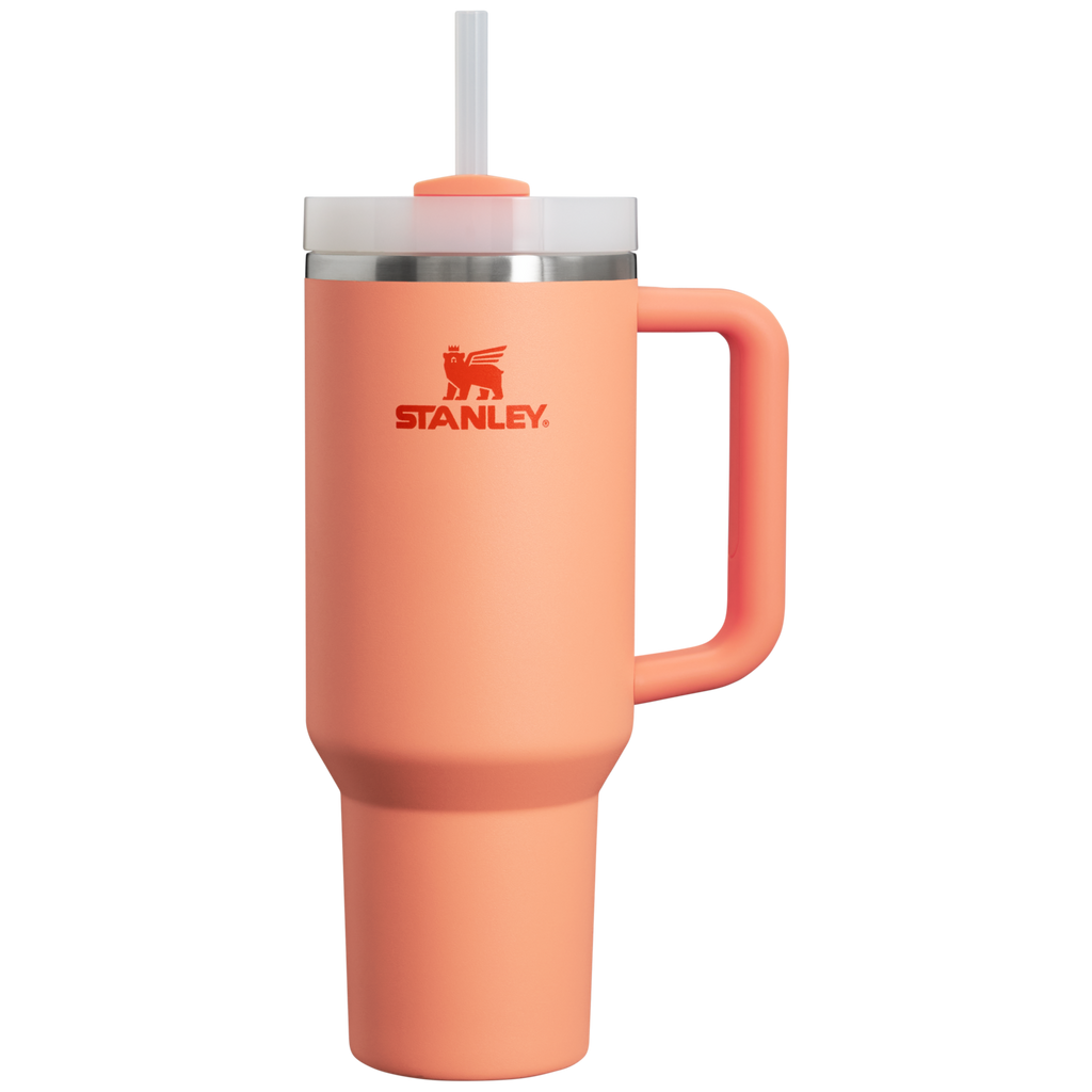Insulated Travel The Quencher H2.0 Flowstate Tumbler  | Stanley Create D332L - Double-Wall Vacuum Insulated Travel Tumbler with Straw Detail