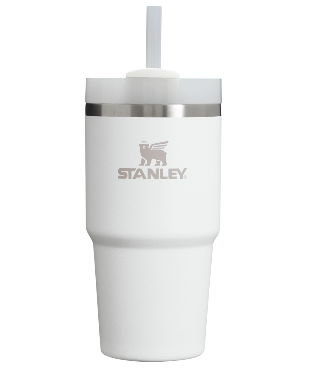 Double-Wall Vacuum The Quencher H2.0 Flowstate Tumbler | Stanley Create D330L - Double-Wall Vacuum Insulated Travel Tumbler with Straw - Frost