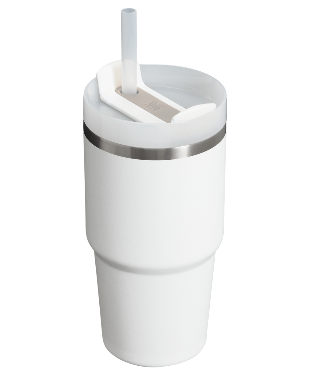 Double-Wall Vacuum The Quencher H2.0 Flowstate Tumbler | Stanley Create D330L - Double-Wall Vacuum Insulated Travel Tumbler with Straw Detail