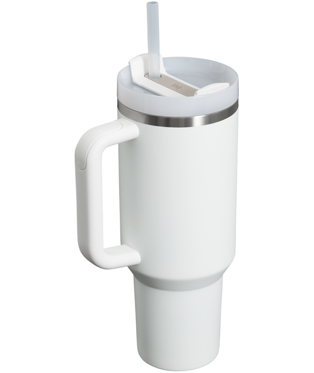 Insulated Travel The Quencher H2.0 Flowstate Tumbler  | Stanley Create D332L - Double-Wall Vacuum Insulated Travel Tumbler with Straw Detail