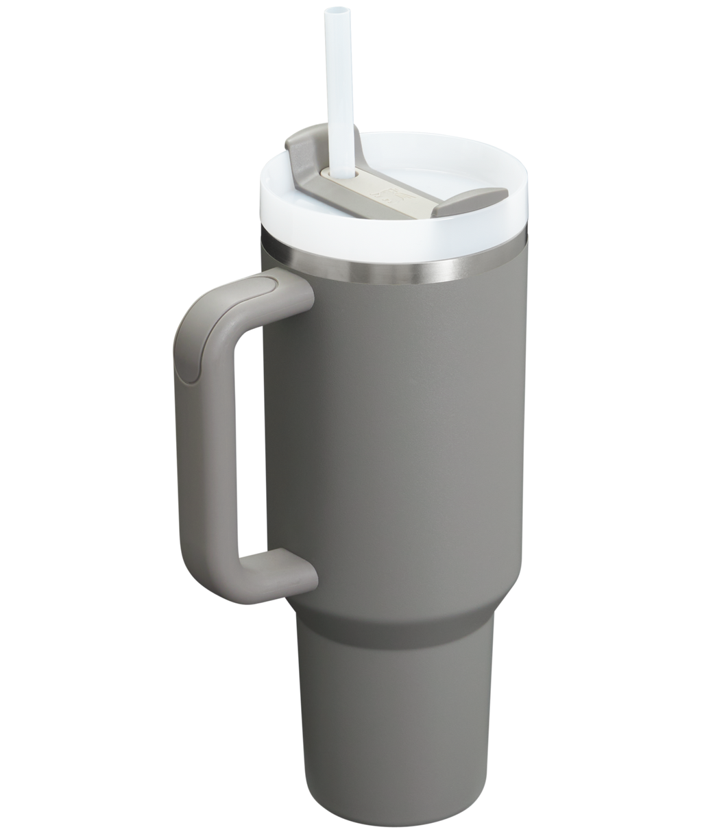Insulated Travel The Quencher H2.0 Flowstate Tumbler  | Stanley Create D332L - Double-Wall Vacuum Insulated Travel Tumbler with Straw Detail