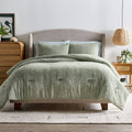 Hypoallergenic Cloud King, Comforter Set with Shams - Soft and Cozy, Green - All-Season Down Alternative Comforter Insert - Default Title