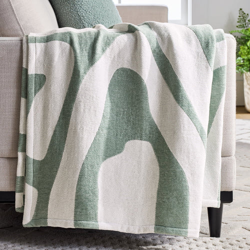 Cozy Fleece Chenille Jacquard Soft Throw Blanket, Soft Sea - Super Soft Reversible Sherpa Flannel Blanket - Default Title