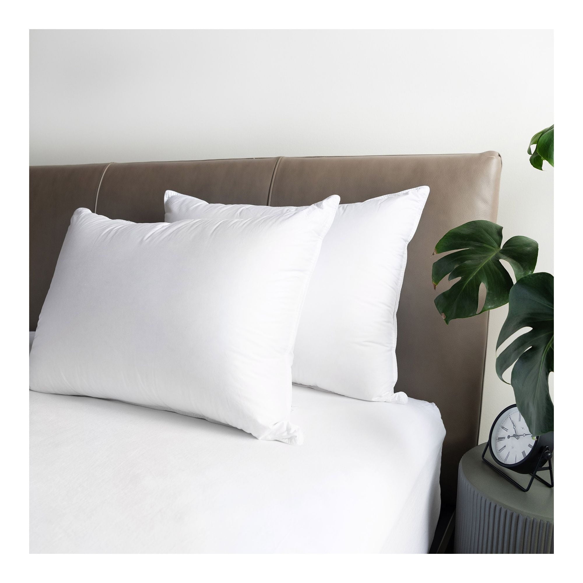 Hotel Collection Microflex Hospitality Bed Pillow - Standard - Firm - 10 Pack - Ergonomic Memory Foam Pillow for Neck Pain Support - Default Title