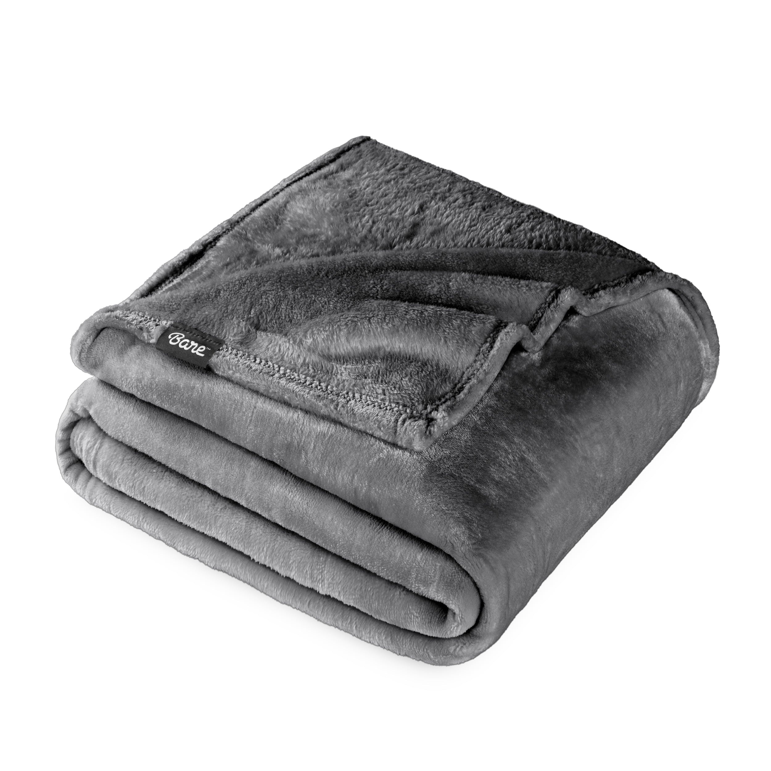 Reversible Sherpa Microplush Fleece Blanket - 300 GSM - Fuzzy Microfleece - Soft & Plush - Full/Queen, Gray - Cozy Fleece Throw Blanket for Couch & Bed - Default Title