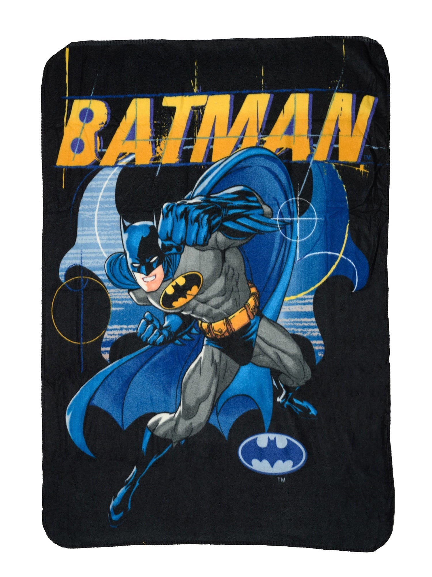 Lightweight Warm Throw Blanket 45" x 60" Dark Knight Superhero - Cozy Fleece Throw Blanket for Couch & Bed - Default Title