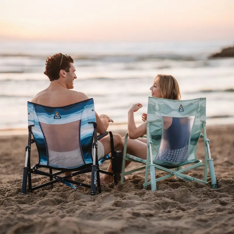 Patented Spring-Action Beach Rocker - Choice 712 - Heavy-Duty Kickback Rocker with Beverage Holder Detail