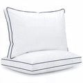 Fluffy Shredded for Queen Size 2 Pack, Duck Feather and Shredded Memory Foam Soft Luxury Hotel Collection - Decorative Throw Pillow Cushion for Sofa & Bed - Default Title
