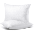 Fluffy Shredded Bed Pillows Queen Size Set of 2, Hotel Gusseted Pillows for Sleeping, Alternative to Down Pillows, Soft Supportive & ... - Orthopedic Shredded Foam Bed Pillow Set - Default Title