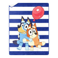 Super Soft Flannel Happy Hugs Kids Silk Touch Throw Blanket with Sherpa Reverse, 46 x 60 inches Blue – Soft Plush Fleece Throw Blanket - Lightweight Plush Warm Blanket for All Seasons - Default Title