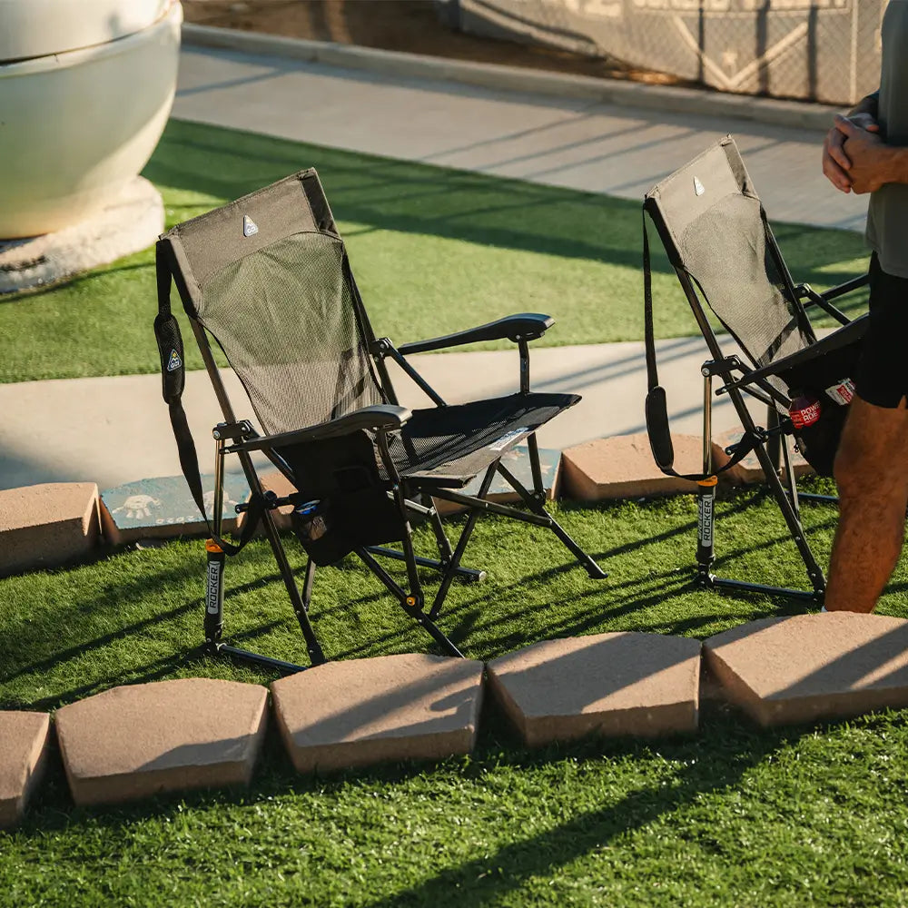 Smooth Motion BreezeRocker - Choice 504 - Freestyle Rocker Portable Outdoor Folding Chair Detail