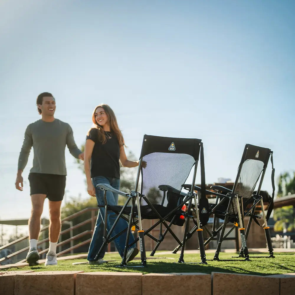 Smooth Motion BreezeRocker - Choice 504 - Freestyle Rocker Portable Outdoor Folding Chair Detail