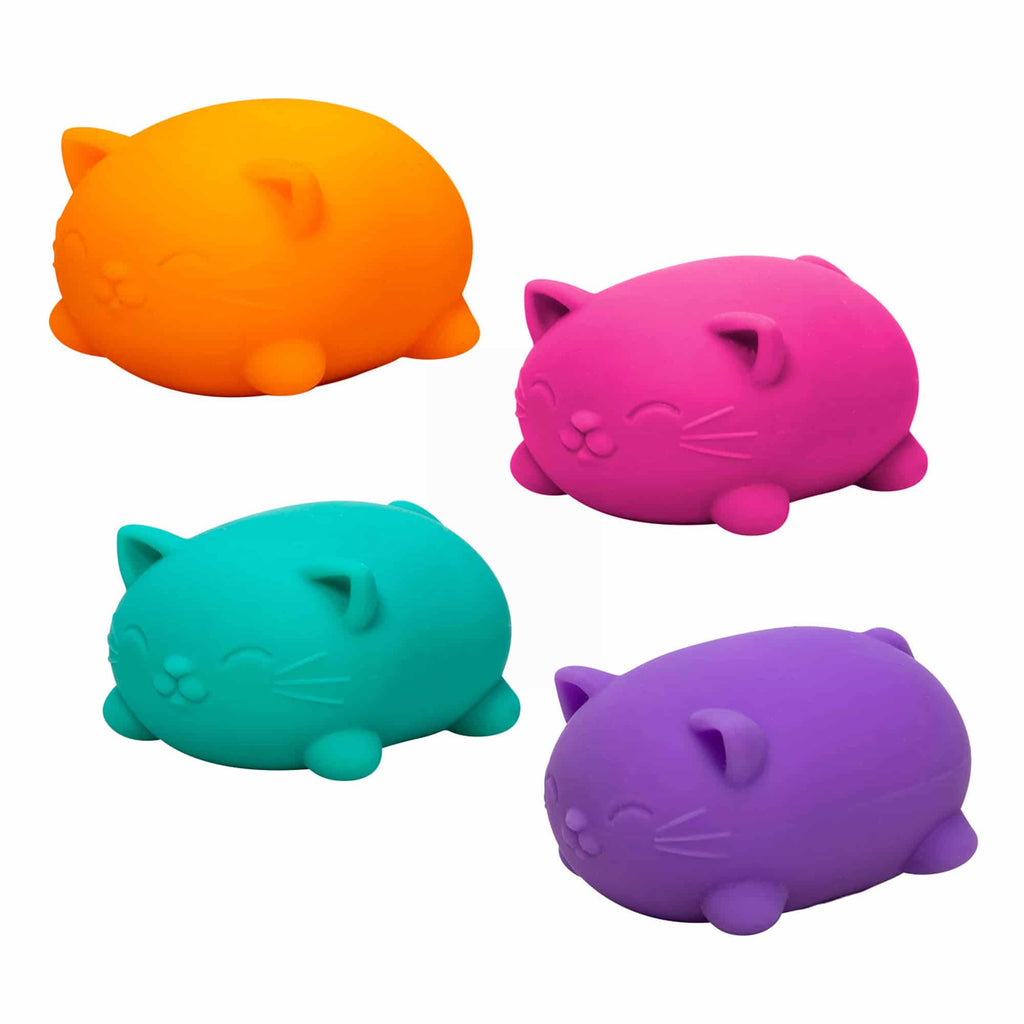 Cute Collectible Cool Cats NeeDoh | Select Morning Crest - Collectible Shaggy Monster Squishable Toy Detail