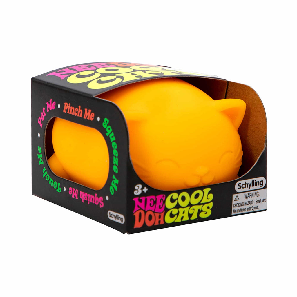 Cute Collectible Cool Cats NeeDoh | Select Morning Crest - Collectible Shaggy Monster Squishable Toy Detail