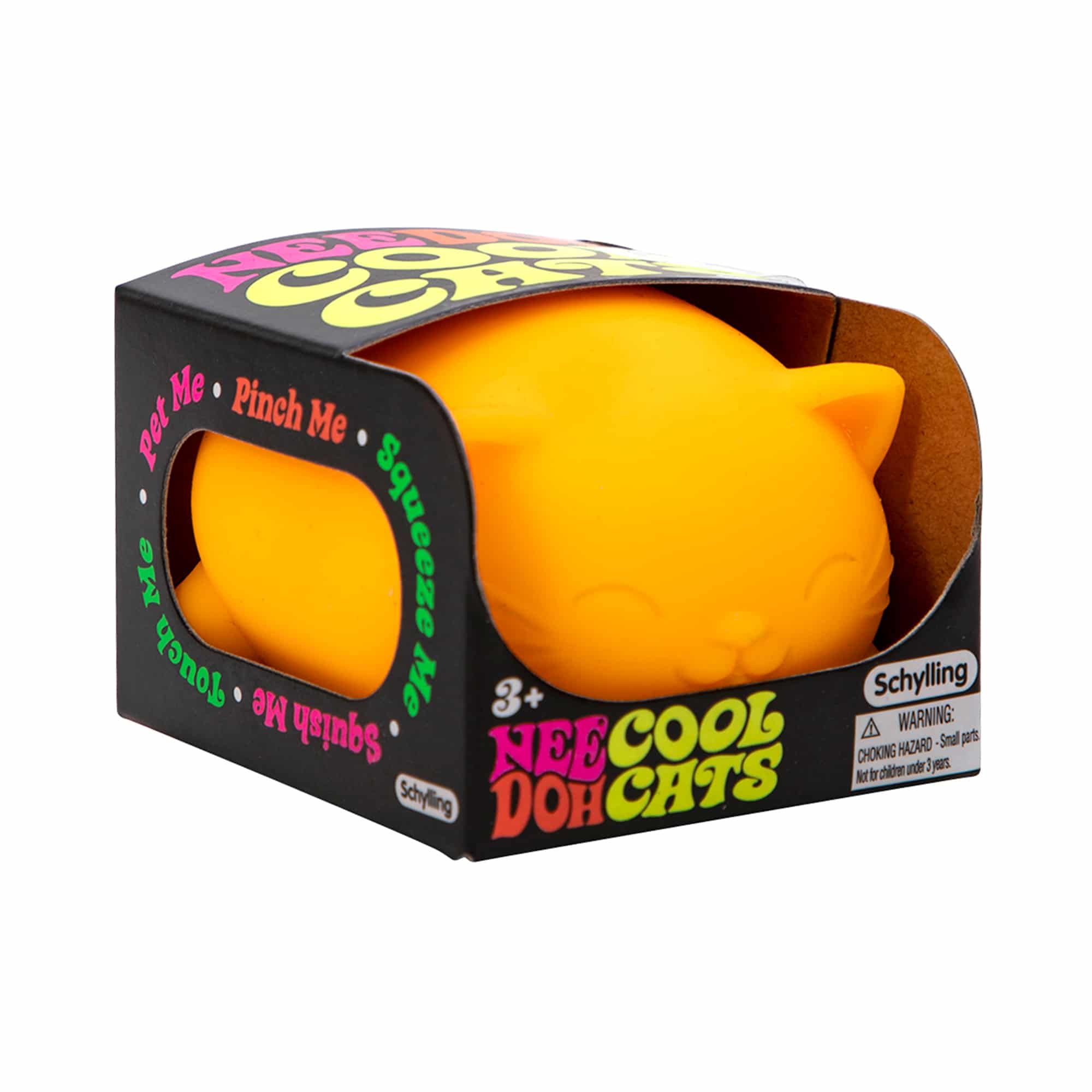 Cute Collectible Cool Cats NeeDoh | Select Morning Crest - Collectible Shaggy Monster Squishable Toy Detail