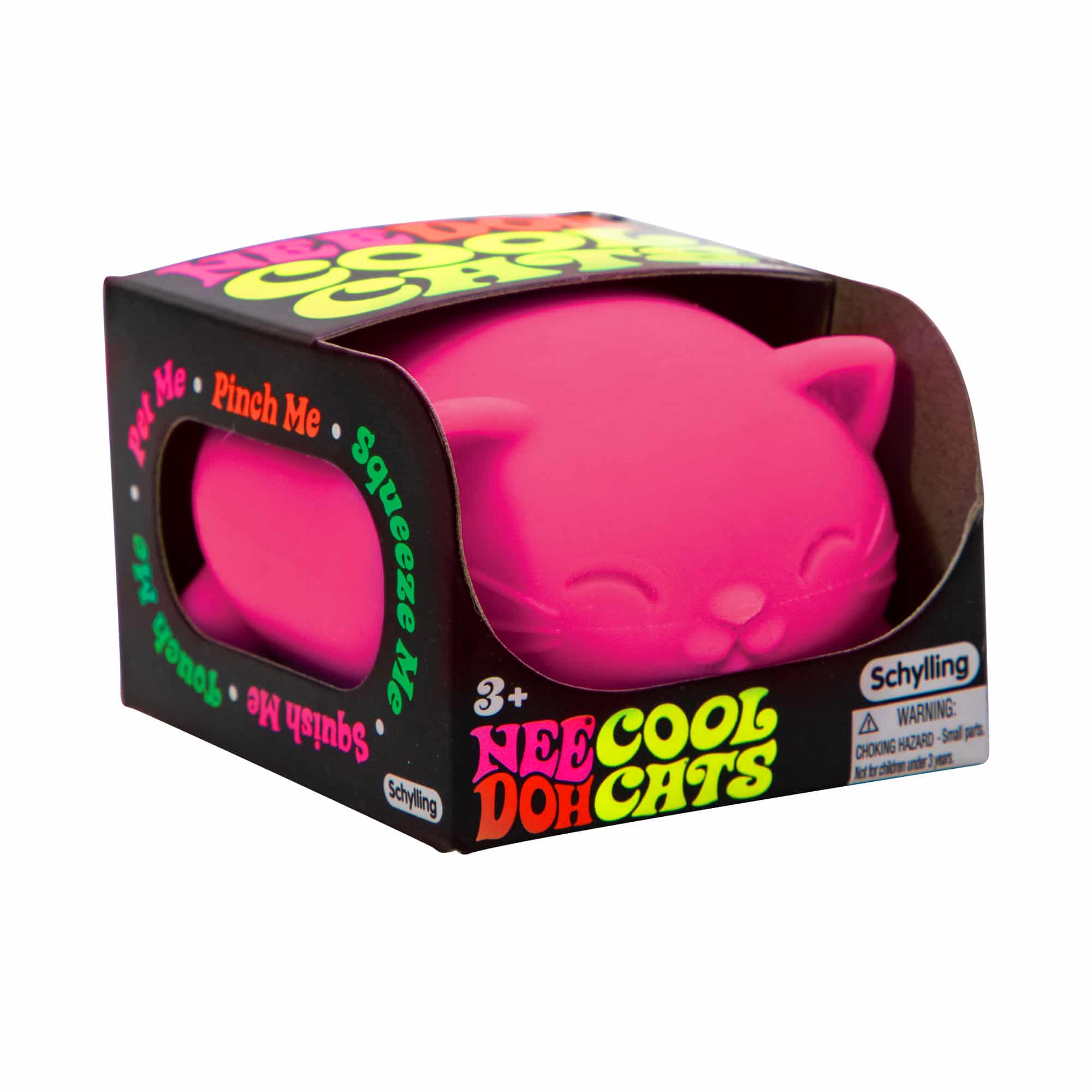 Cute Collectible Cool Cats NeeDoh | Select Morning Crest - Collectible Shaggy Monster Squishable Toy Detail