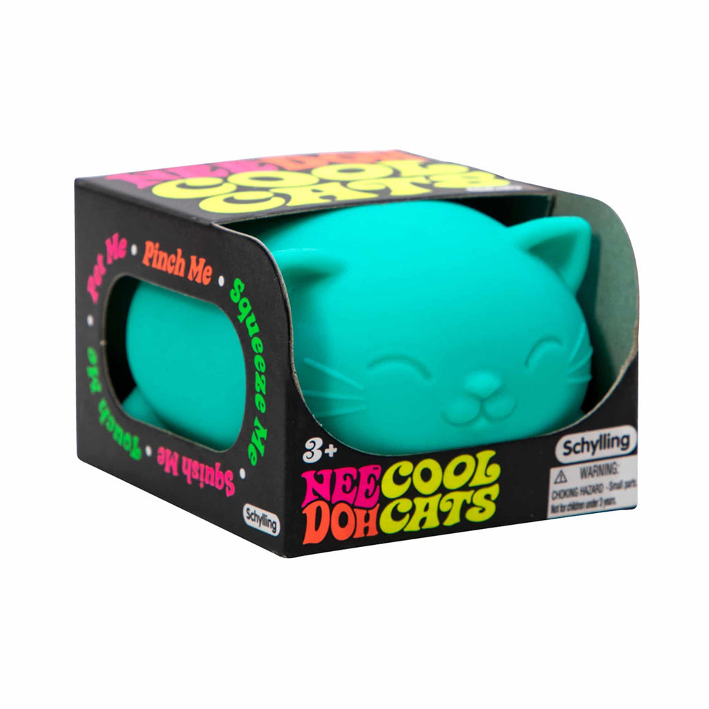 Cute Collectible Cool Cats NeeDoh | Select Morning Crest - Collectible Shaggy Monster Squishable Toy Detail