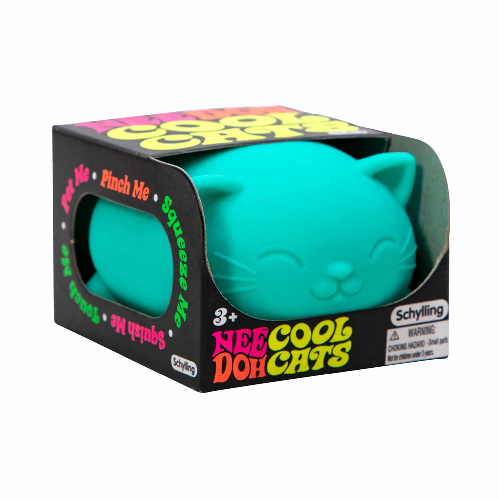 Cute Collectible Cool Cats NeeDoh | Select Morning Crest - Collectible Shaggy Monster Squishable Toy Detail