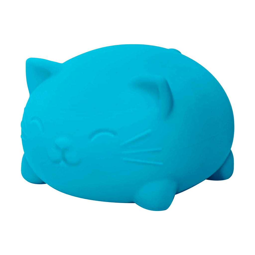 Purrfectly Squishy Super NeeDoh Cool Cats | Select Opal Prairie - Dino Character Malt-Gel Filled Sensory Glob Detail