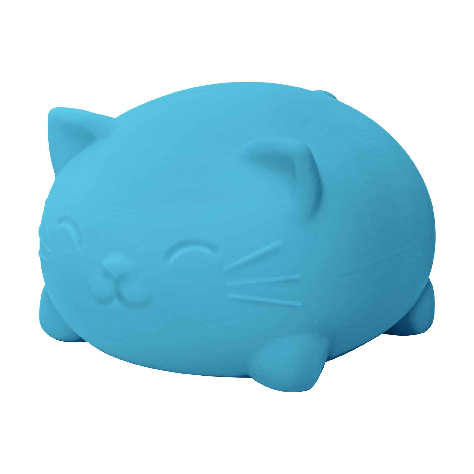 Purrfectly Squishy Super NeeDoh Cool Cats | Select Opal Prairie - Dino Character Malt-Gel Filled Sensory Glob Detail