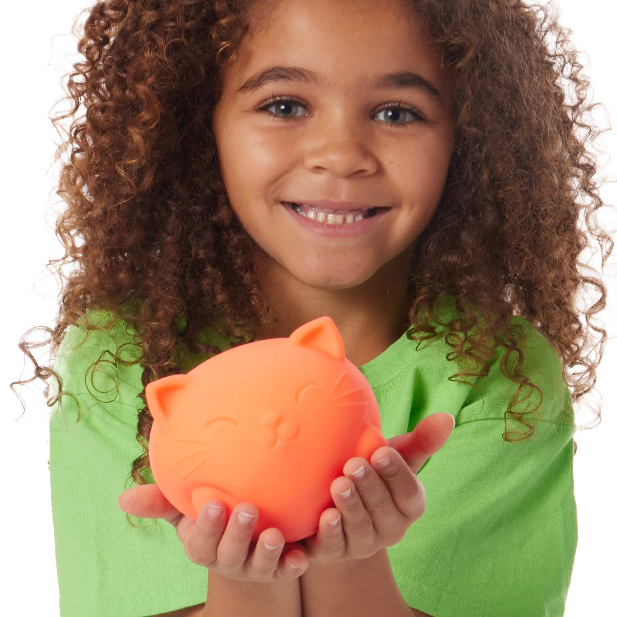Purrfectly Squishy Super NeeDoh Cool Cats | Select Opal Prairie - Dino Character Malt-Gel Filled Sensory Glob Detail