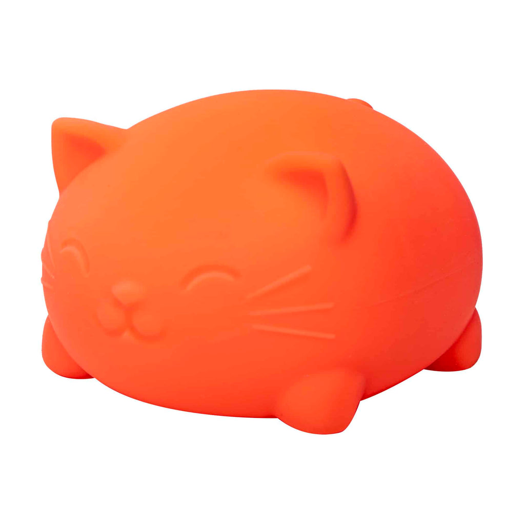 Purrfectly Squishy Super NeeDoh Cool Cats | Select Opal Prairie - Dino Character Malt-Gel Filled Sensory Glob Detail