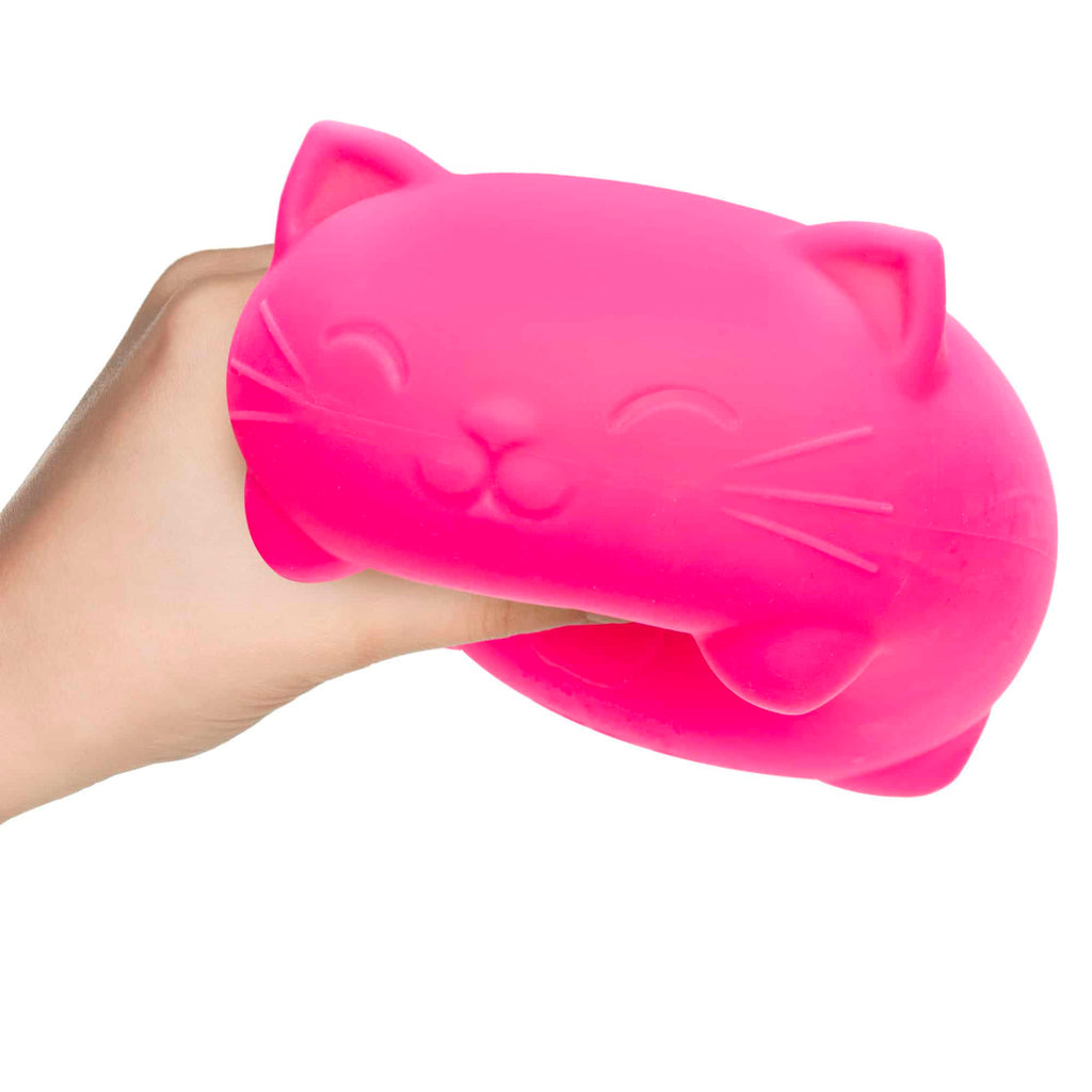 Purrfectly Squishy Super NeeDoh Cool Cats | Select Opal Prairie - Dino Character Malt-Gel Filled Sensory Glob Detail