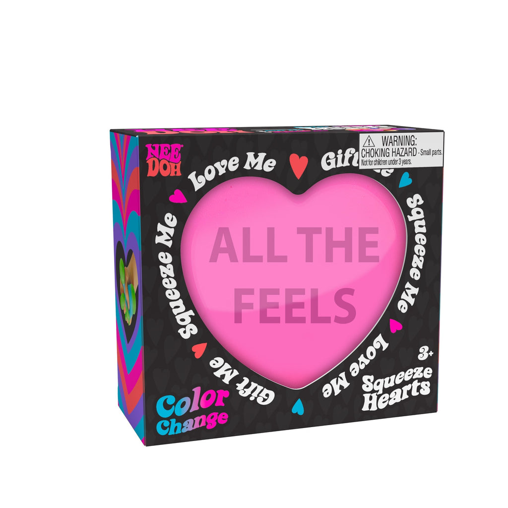 Fun Food Fidget NeeDoh Color Change Squeeze Heart | Reserve Opal Summit - Squishy Dohnut Sweet Treat Shaped Stress Toy Detail