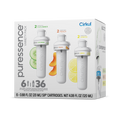Zero-Calorie Puressence 6-Pack Variety Pack 3T3F - Zero-Calorie Multi-Flavor Sip Pods for Water Bottle - Default Title