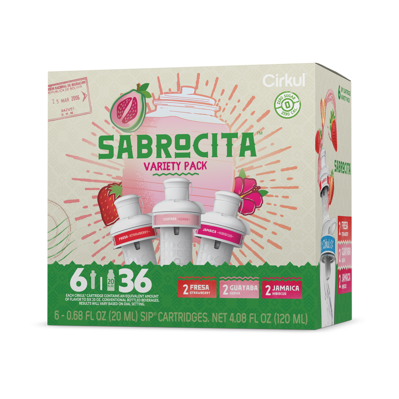 Vitamin-Infused Sabrocita 6-Pack Variety Pack E8JI - Vitamin-Infused Natural Refreshing Flavor Core - Default Title
