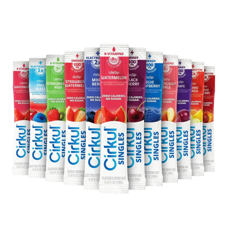 Vitamin-Infused 24-Pack  Singles Variety Bundle GXPG - Sugar-Free Fruit Flavor Cartridge Refill - Default Title