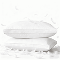 Fluffy Shredded Goose Feather & Down Pillow King Size 20"x36" – Hotel Quality Bed Pillow for Sleeping, 100% Organic Cotton Cover, Hyp... - Ergonomic Memory Foam Pillow for Neck Pain Support - Default Title