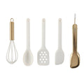 High-Precision 5-Piece Mini Silicone Utensil Set Durable & Nonstick Safe - High-Precision Culinary Tool for Baking & Cooking - Default Title