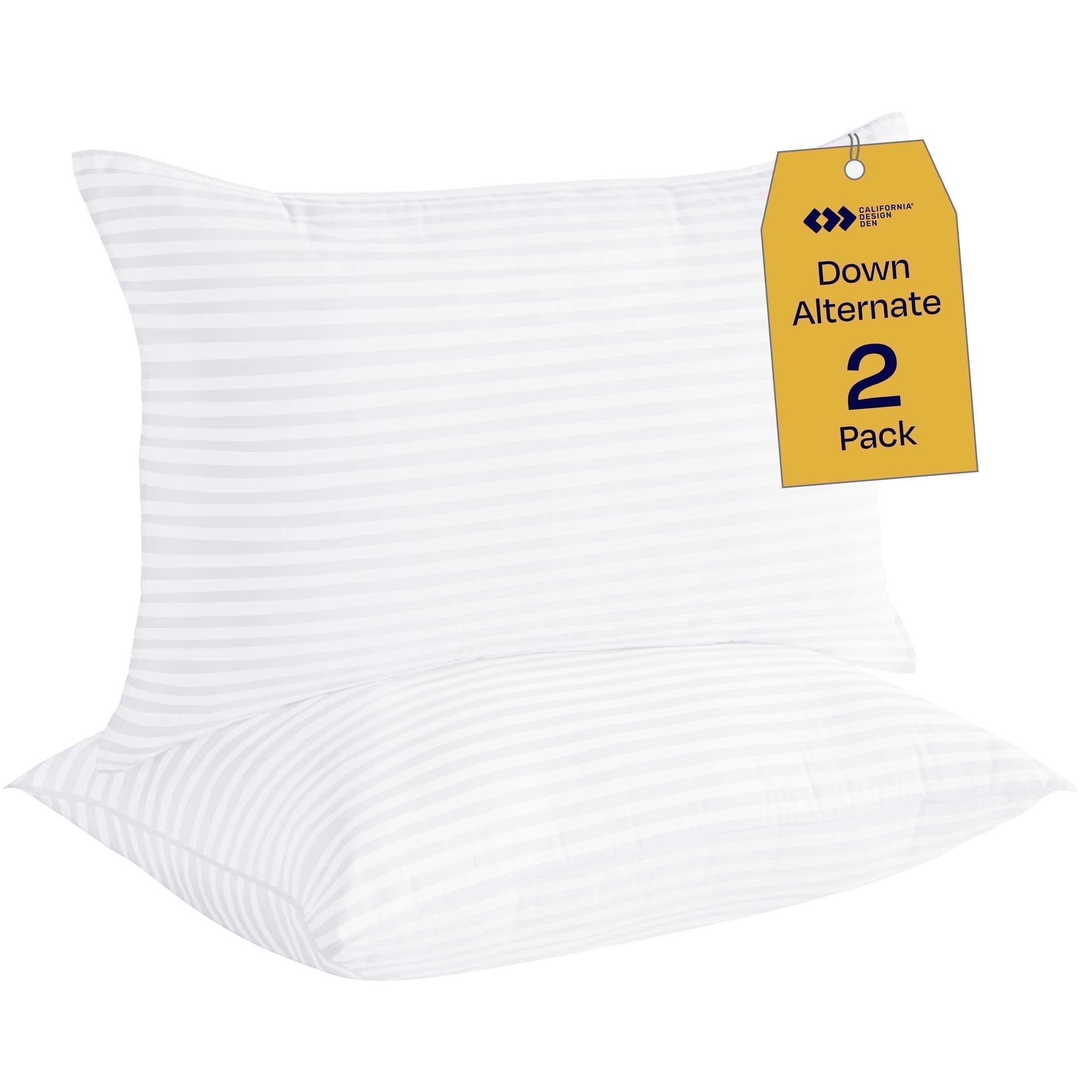 Hotel Collection 2-Pack Comfort Bed Pillows Standard size set of 2 for Sleeping, Pillows, for Back, Stomach or Side Sleepers, 20 x 26 ... - Decorative Throw Pillow Cushion for Sofa & Bed - Default Title