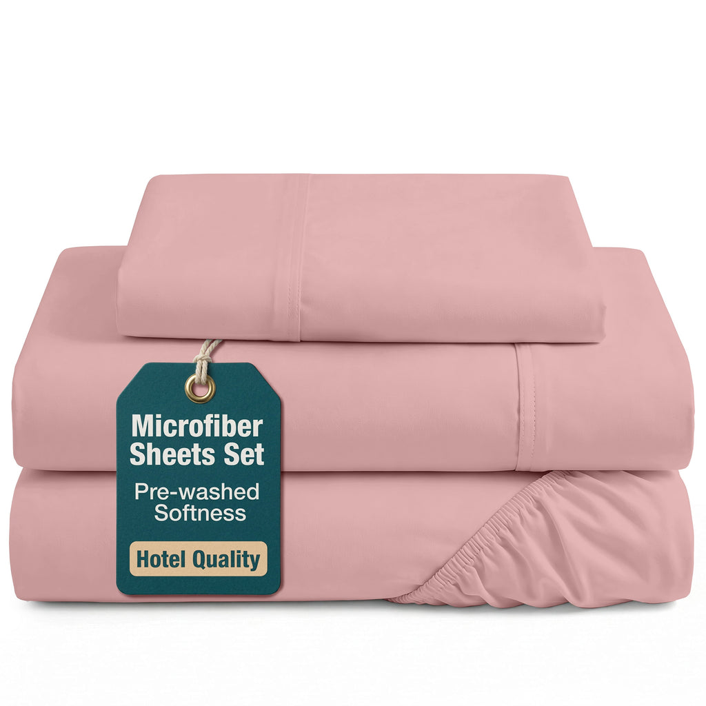 Ultra-Soft Twin Size Bed Sheets Set - Washed Ultra-Soft Microfiber Twin Bed Sheets - Extra Soft - 3 Piece Set - Bedding Sheets &... - Luxury Bed Sheet Set with Deep Pockets - Default Title