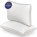Ergonomic Memory Foam Bed Pillows Queen Size Set of 2 - Luxury Down Alternative Pillow - 5 Star Hotel Pillows for Back, Side and Stomach Sl... - Decorative Throw Pillow Cushion for Sofa & Bed - Default Title
