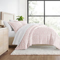 Luxurious Quilted All Season Ultra Soft Comforter Set Lightweight Bedding in Pressed Flowers for Full/Queen Size - Luxurious Quilted Duvet Cover Set - Default Title