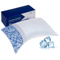 Ergonomic Memory Foam Cooling Shredded Memory Foam Bed Pillows Adjustable Firm Support Pillow for Side and Back Sleepers Curved Pillows Set... - Ergonomic Memory Foam Pillow for Neck Pain Support - Default Title
