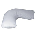 Ergonomic Memory Foam Hugg-A-Pillow 17" x 22" Bed Pillow White 554-7915-1900 - Decorative Throw Pillow Cushion for Sofa & Bed - Default Title