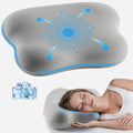 Hotel Collection Cervical Pillow Orthopedic Cervical Pillow for Neck Pain Relief, Memory Foam Bed Pillow with Pillowcase, Contour Bed ... - Ergonomic Memory Foam Pillow for Neck Pain Support - Default Title
